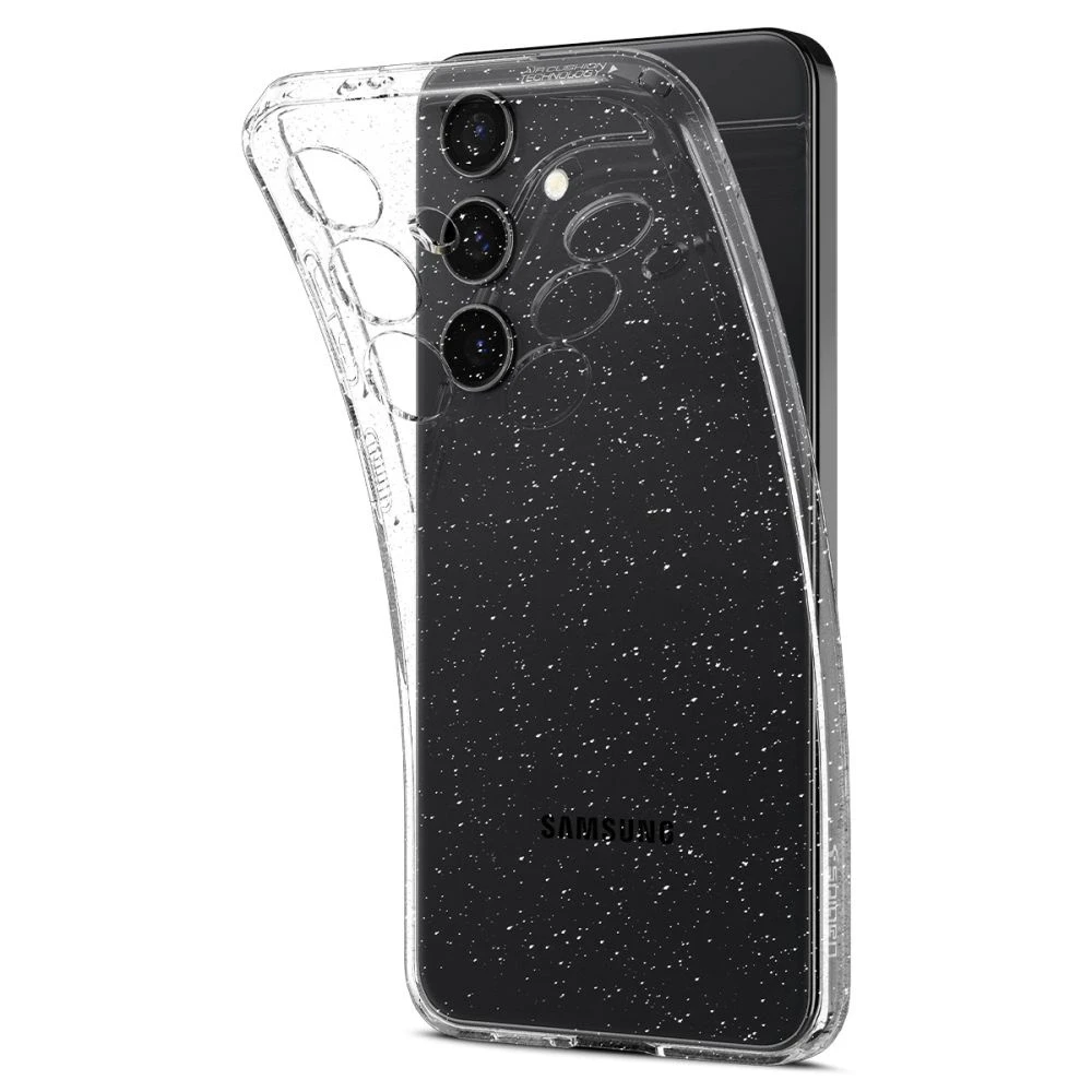 Spigen Liquid Crystal dėklas skirtas Samsung Galaxy S24 – skaidrus Glitter