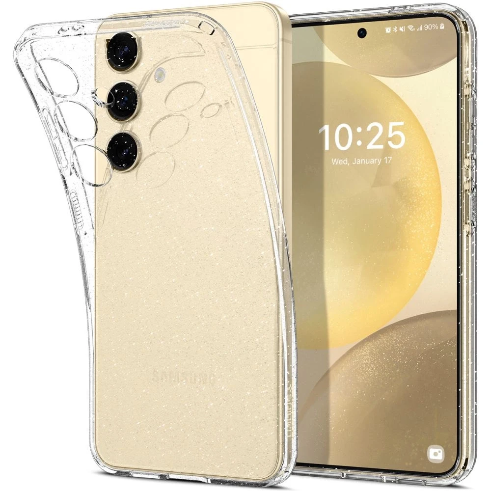 Spigen Liquid Crystal dėklas skirtas Samsung Galaxy S24 – skaidrus Glitter