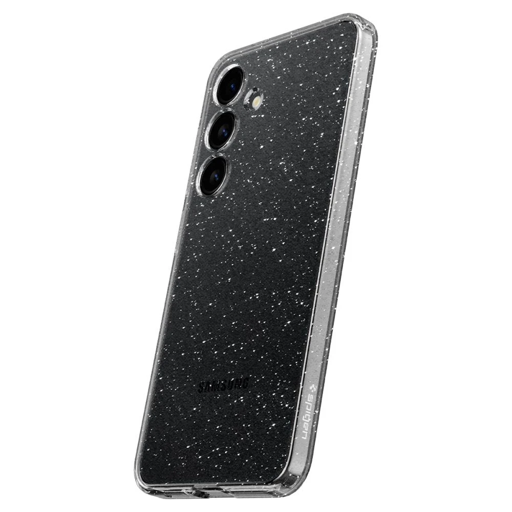 Spigen Liquid Crystal dėklas skirtas Samsung Galaxy S24 – skaidrus Glitter