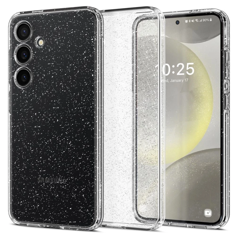Spigen Liquid Crystal dėklas skirtas Samsung Galaxy S24 – skaidrus Glitter