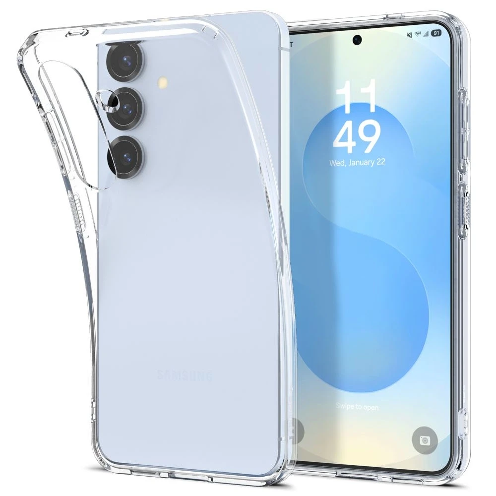Spigen Liquid Crystal Samsung Galaxy S25 – dėklas telefonui skaidrus