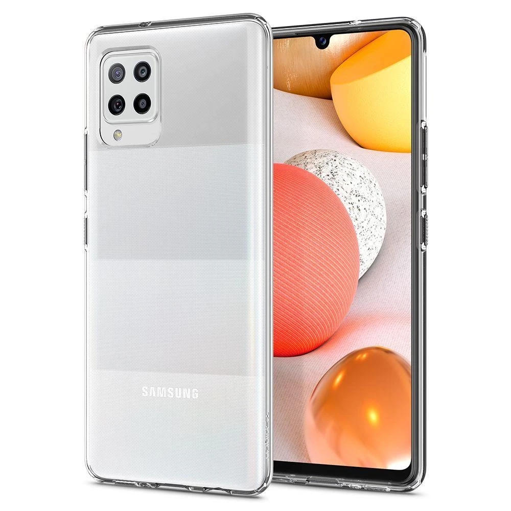 Dėklas SPIGEN SKYSTŲJŲ KRISTALŲ SAMSUNG A42 5G CLEAR