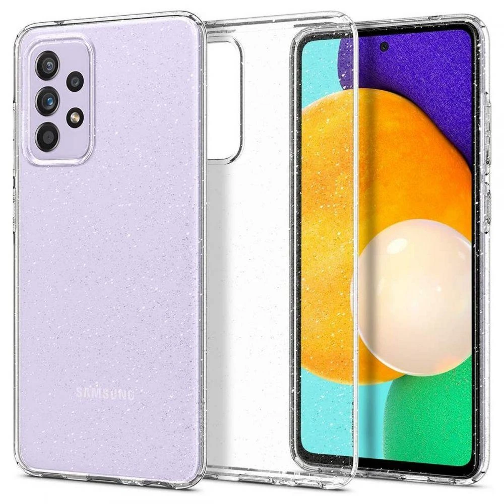 Dėklas „Spigen“ skystųjų kristalų blizgučiai „Samsung Galaxy A725 A 72 Clear ACS02326“