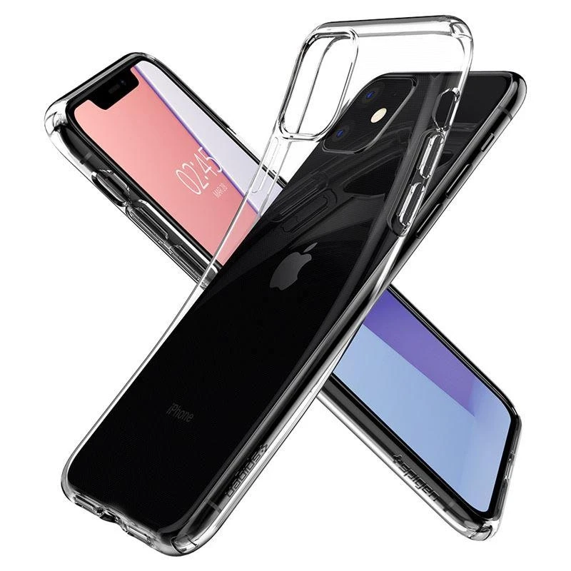 Dėklas Spigen Liquid Crystal, skaidrus – Apple iPhone 11