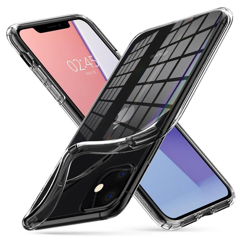 Dėklas Spigen Liquid Crystal, skaidrus – Apple iPhone 11