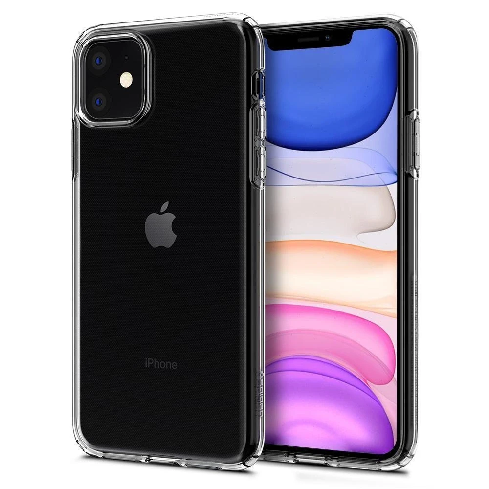 Dėklas Spigen Liquid Crystal, skaidrus – Apple iPhone 11