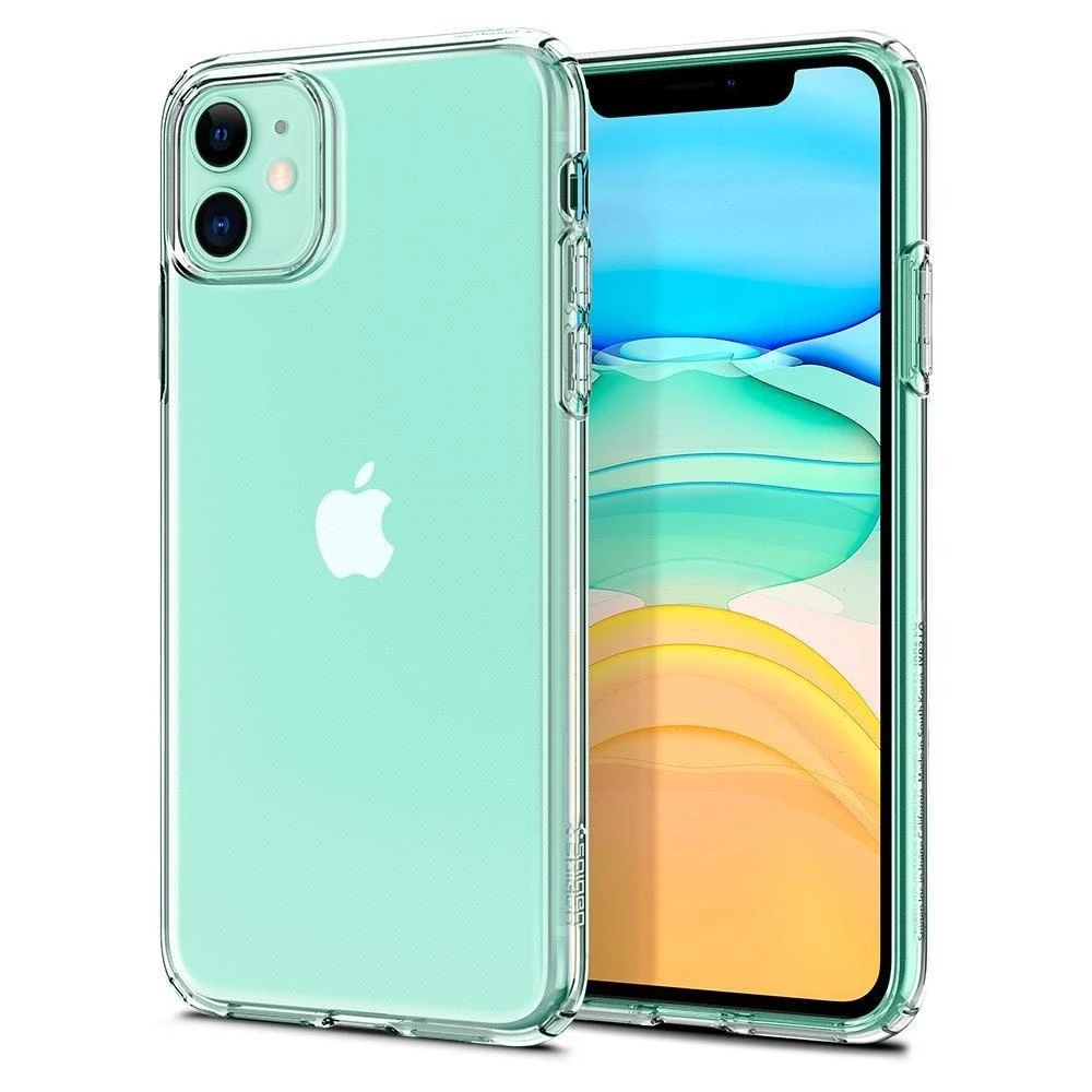Dėklas Spigen Liquid Crystal, skaidrus – Apple iPhone 11