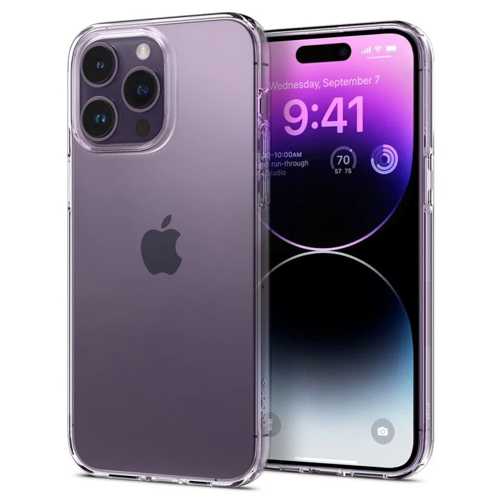 Dėklas SPIGEN LIQUID CRYSTAL IPHONE 14 PRO CRYSTAL CLEAR