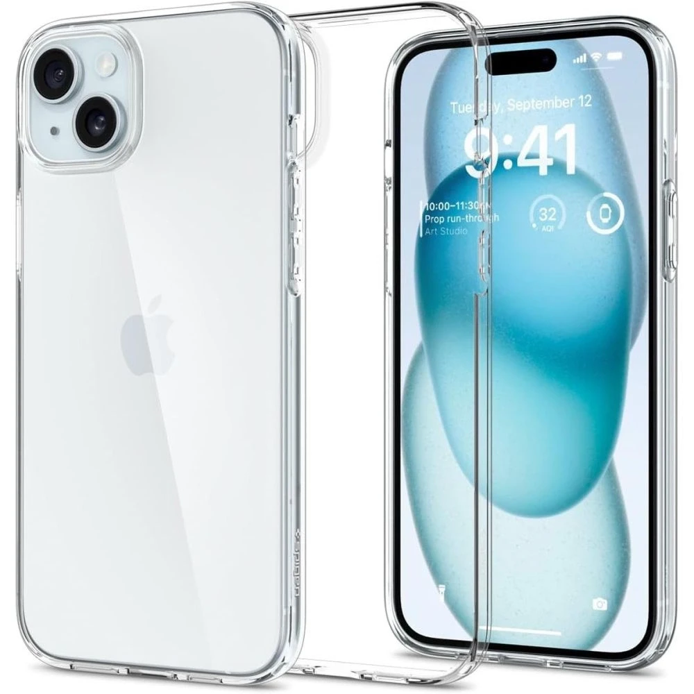 Dėklas SPIGEN LIQUID CRYSTAL IPHONE 15 CLEAR