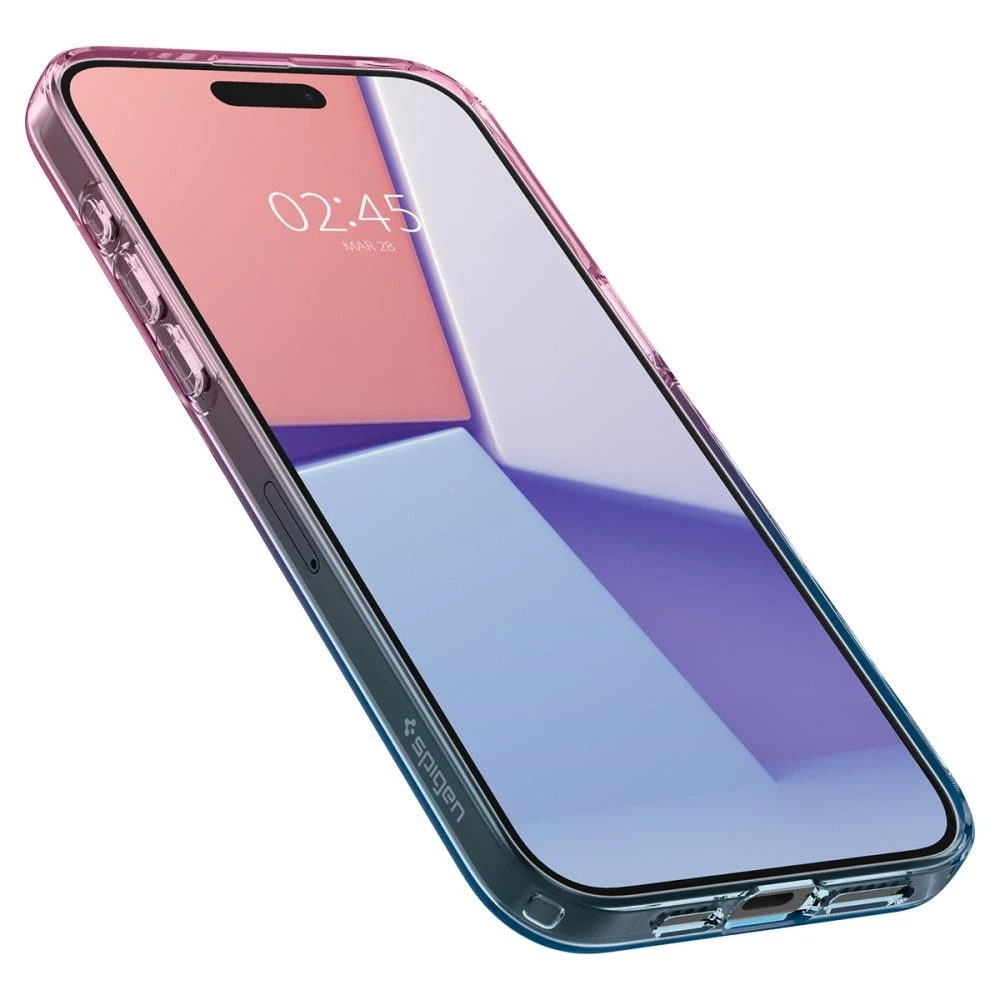 Dėklas SPIGEN LIQUID CRYSTAL IPHONE 15 PRO GRADATION Rožinis