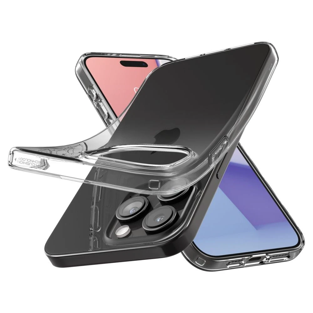 Dėklas SPIGEN LIQUID CRYSTAL IPHONE 15 PRO CLEAR