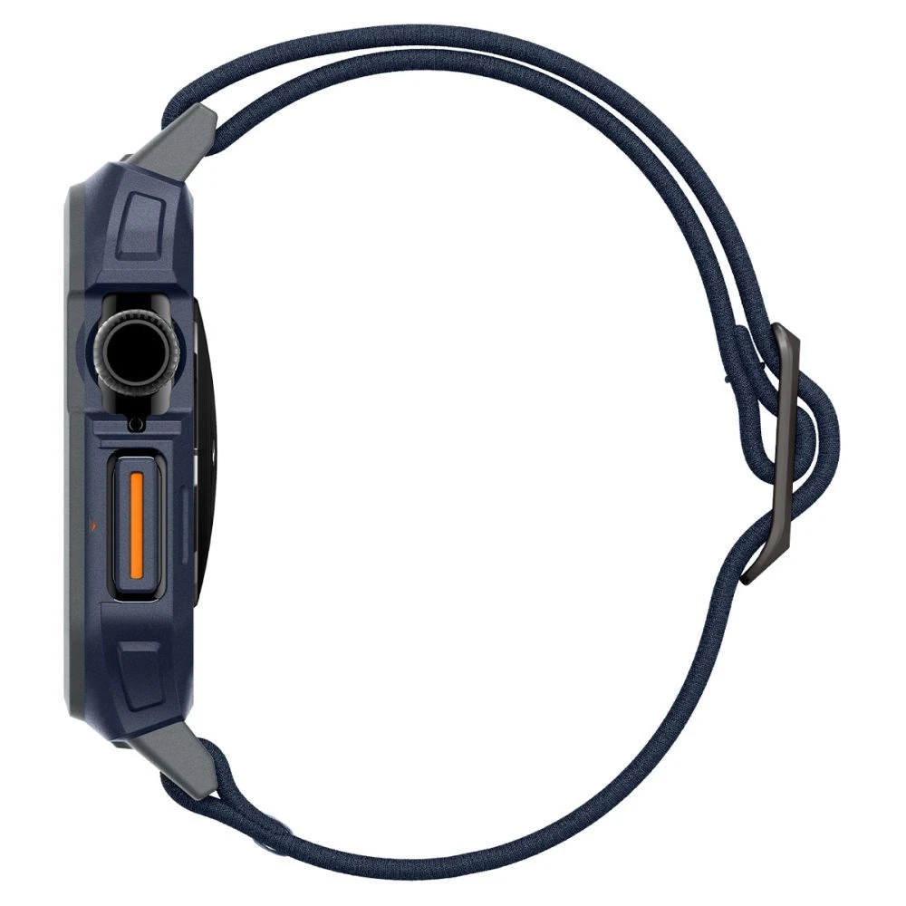 „Spigen Lite Fit Pro“ dirželis, skirtas „Apple Watch 10“ (46 mm), tamsiai mėlynas, Mėlyna