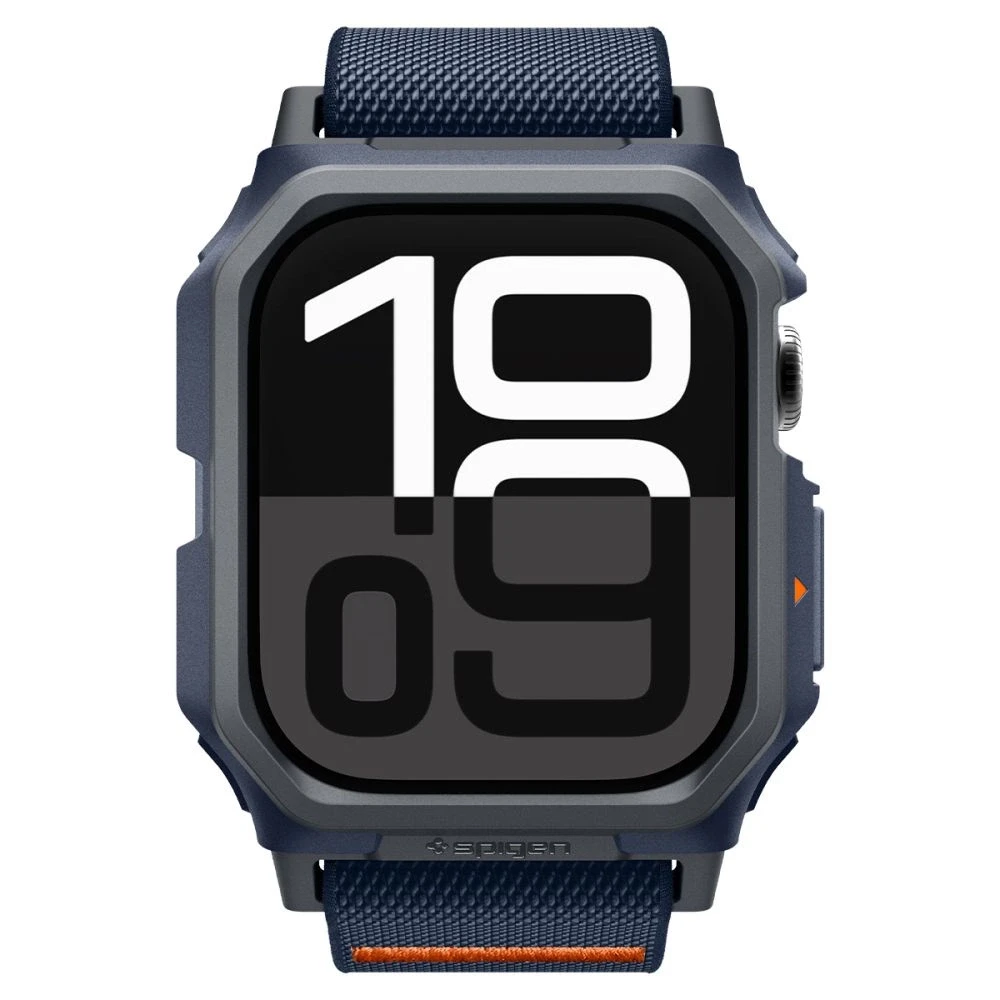 „Spigen Lite Fit Pro“ dirželis, skirtas „Apple Watch 10“ (46 mm), tamsiai mėlynas, Mėlyna
