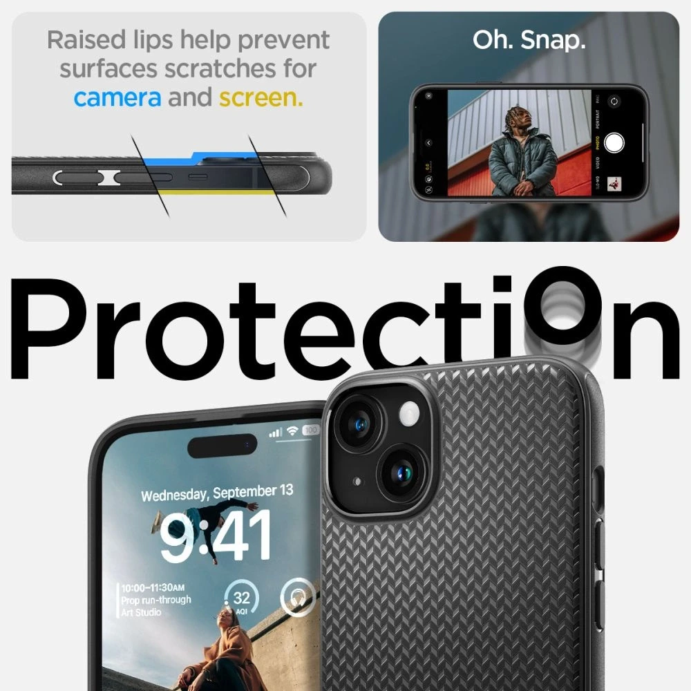 Spigen Mag Armor (MagFit) dėklas skirtas Apple iPhone 15 , spalva - Matte Black