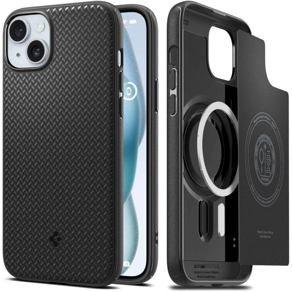 Spigen Mag Armor (MagFit) dėklas skirtas Apple iPhone 15 , spalva - Matte Black