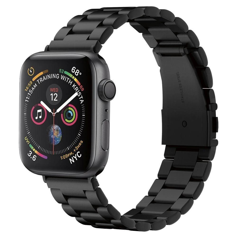 Spigen Modern Fit apyrankė Apple Watch 1 / 2 / 3 / 4 juoda | Varle.lt