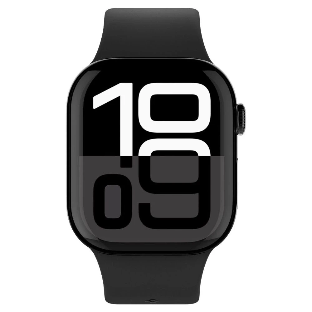 Juoda apyrankė Apple Watch 6 / 7 / 8 / 9 / 10 / SE / Ultra 1 / 2 (44 / 45 / 46 / 49 mm) laikrodžiui „Spigen Nano Pop”