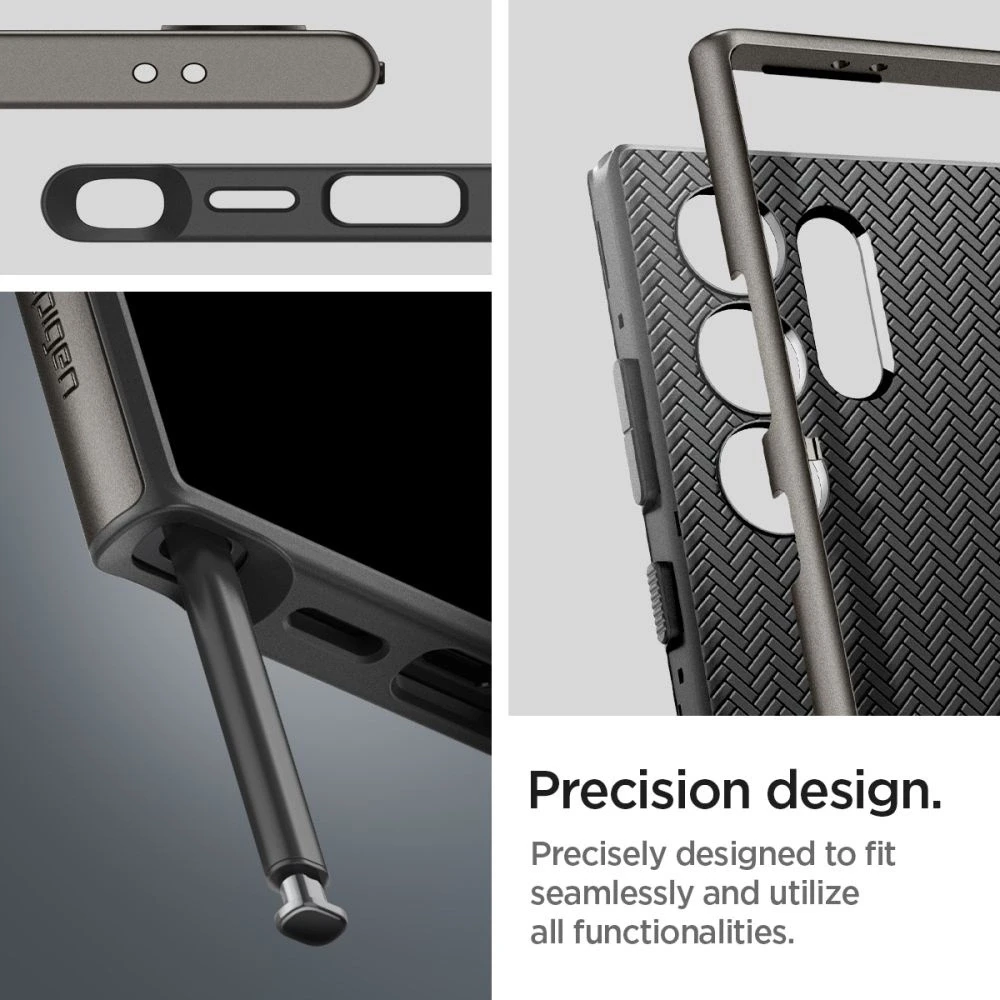 Dėklas Samsung Galaxy S24 Ultra Spigen Neo Hybrid Gunmetal