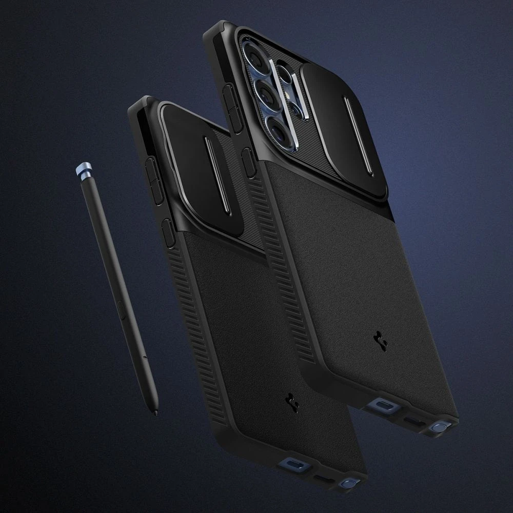 Dėklas Spigen Optik Armor Galaxy S25 Ultra juodas