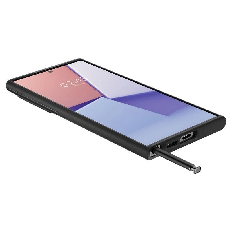 Spigen Optik Armor dėklas skirtas Samsung Galaxy S23 Ultra, spalva - Juoda