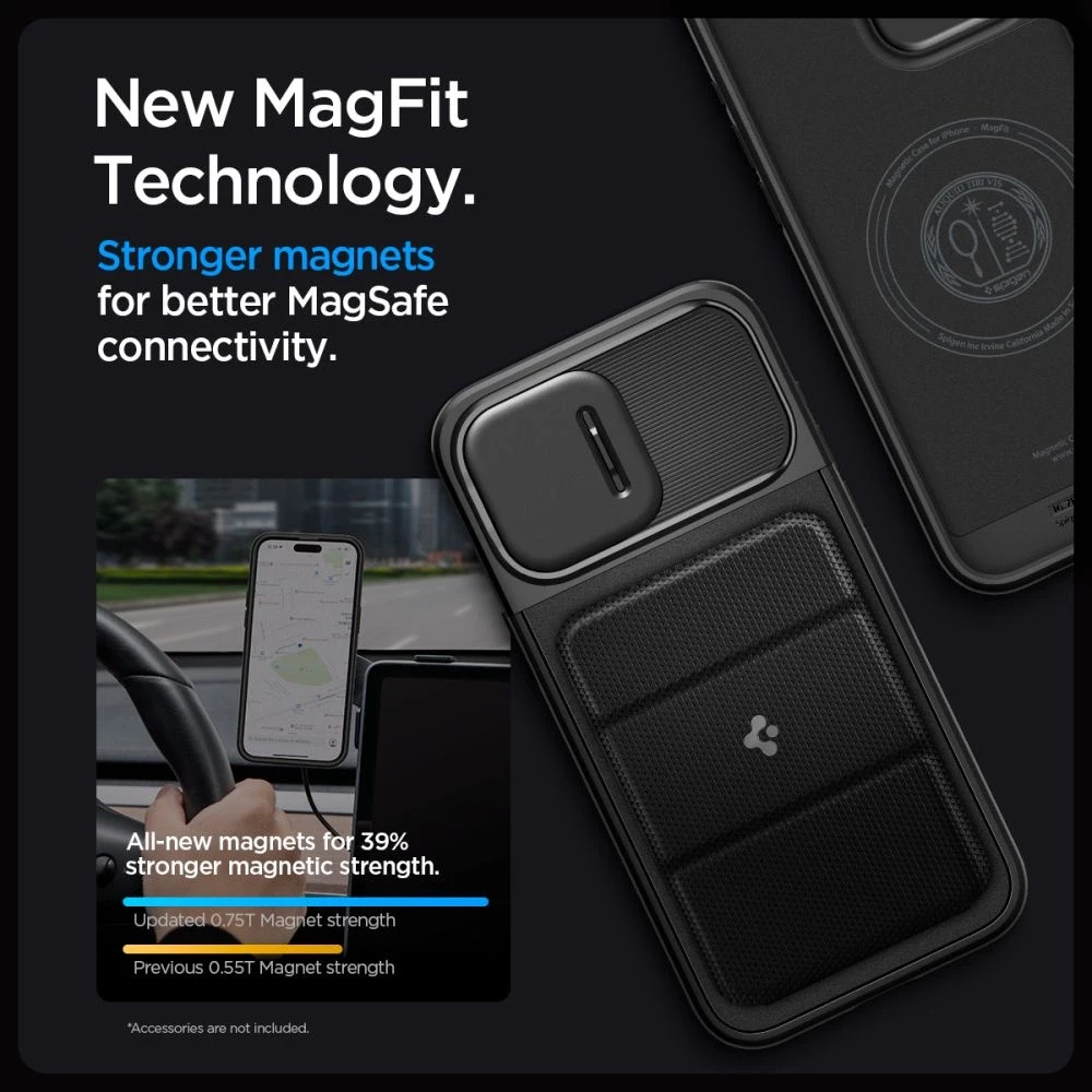 Dėklas Spigen OPTIK ARMOR MAG MAGSAFE IP