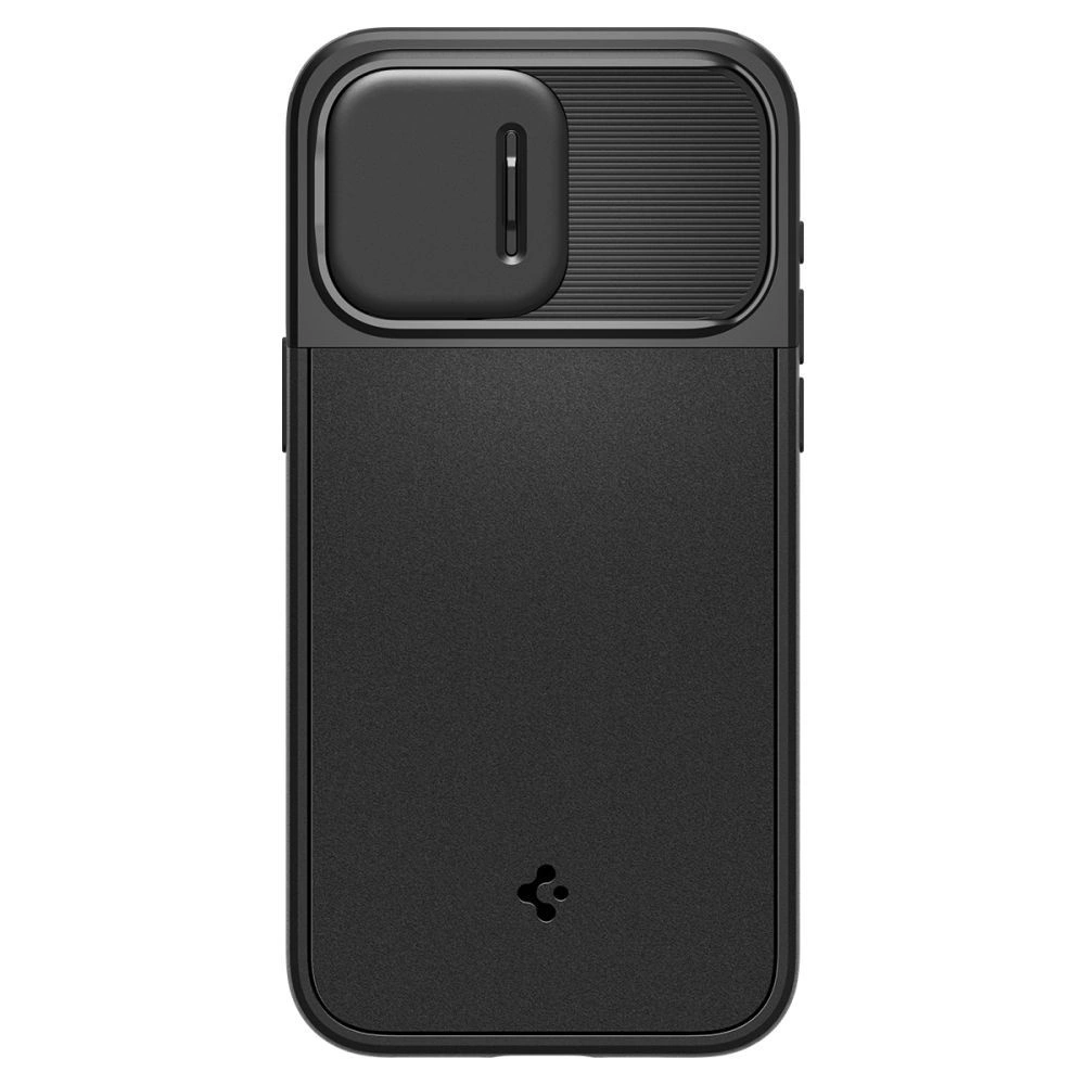Apple iPhone 15 Pro Spigen Optik Armor MagSafe dėklas telefonui juodos spalvos