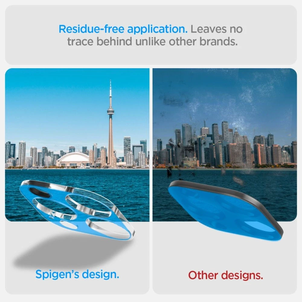 Kameros apsauga Apple iPhone 14 Pro / 14 Pro Max / 15 Pro / 15 Pro Max Spigen Optik. TR ”EZ FIT” Camera Protector 2-pack Clear