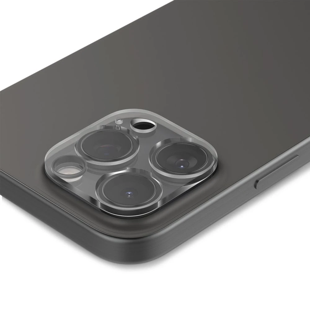 Kameros apsauga Apple iPhone 14 Pro / 14 Pro Max / 15 Pro / 15 Pro Max Spigen Optik. TR ”EZ FIT” Camera Protector 2-pack Clear