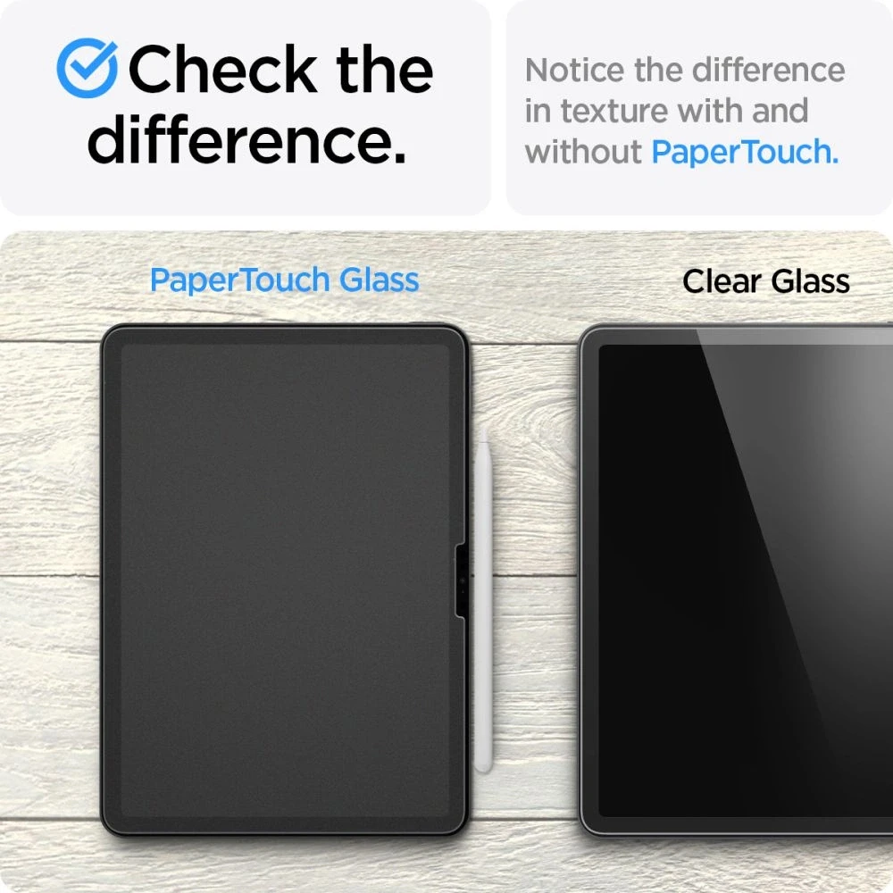 „Spigen Paper Touch EZ Fit“ 1 pakuotė – „Apple iPad Air 11“ (2024/2025/2026)