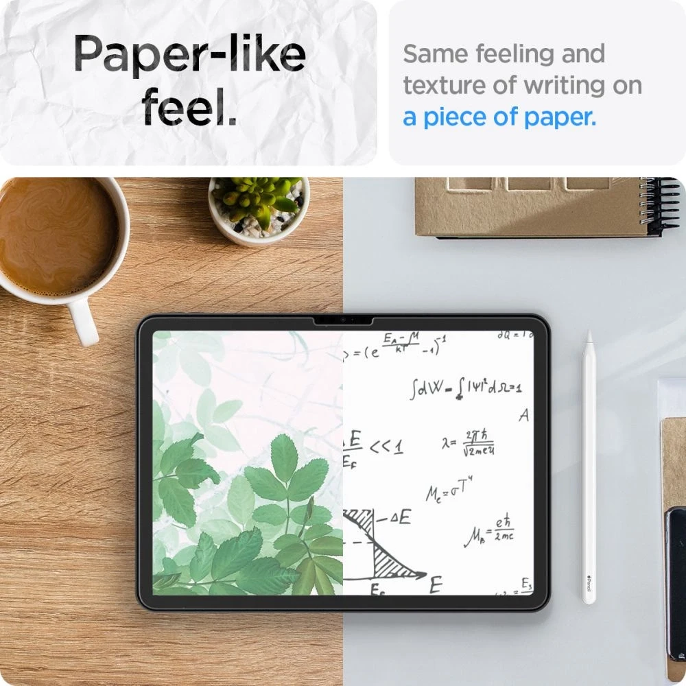 „Spigen Paper Touch EZ Fit“ 1 pakuotė – „Apple iPad Air 11“ (2024/2025/2026)