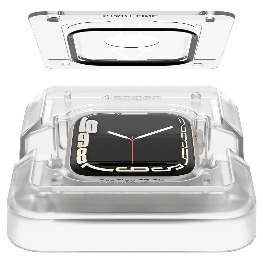Apsauginis ekrano stiklas išmaniojo laikrodžio Apple Watch 7, 41mm, 2vnt.