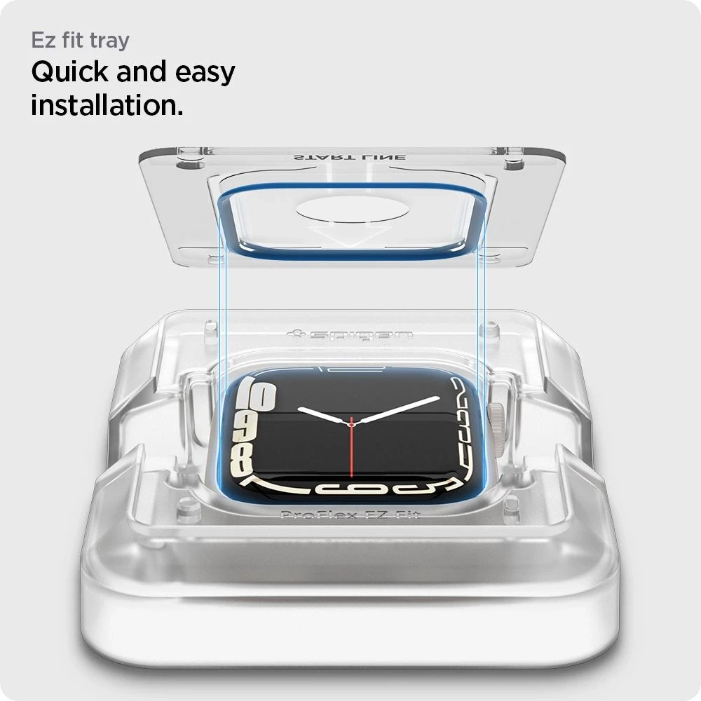 Apsauginis ekrano stiklas išmaniojo laikrodžio Apple Watch 7, 41mm, 2vnt.