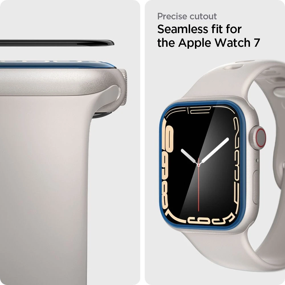 Apsauginis ekrano stiklas išmaniojo laikrodžio Apple Watch 7, 41mm, 2vnt.