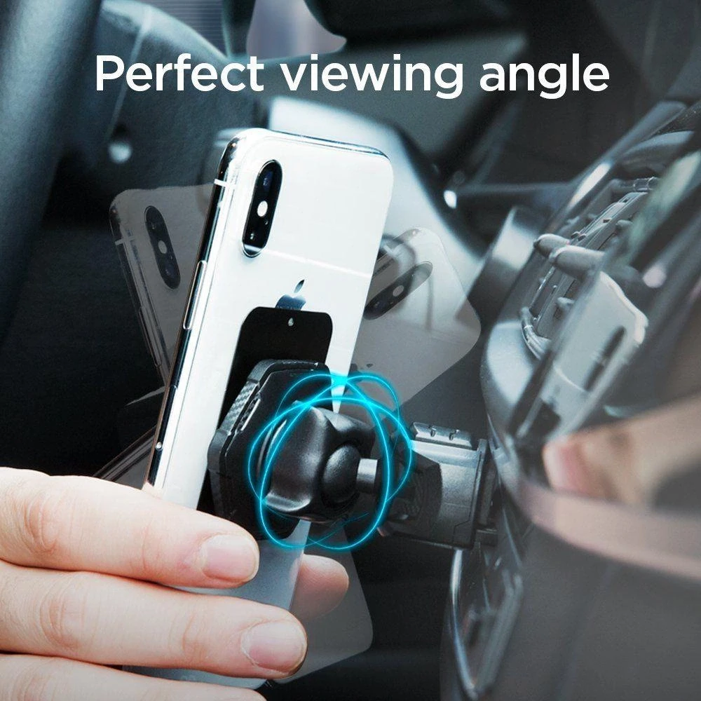 Spigen Magnetinis CD laikiklis automobiliui QS24 Juodas
