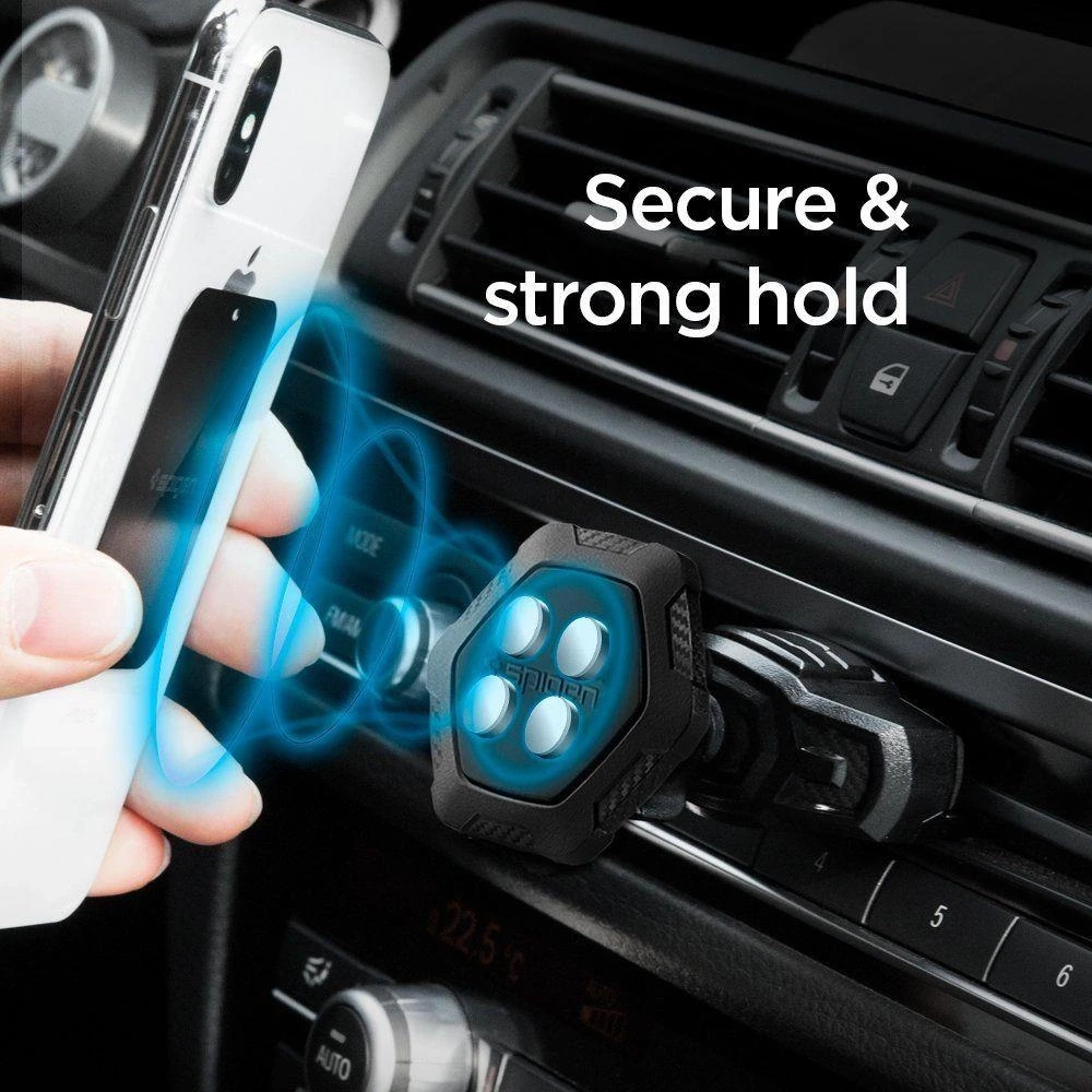 Spigen Magnetinis CD laikiklis automobiliui QS24 Juodas