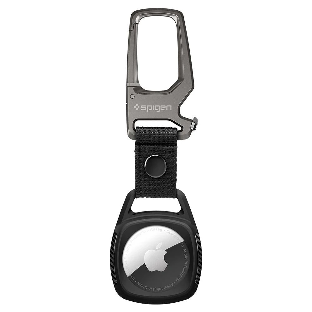 Apple AirTag Spigen Rugged Armor Matte juodos spalvos