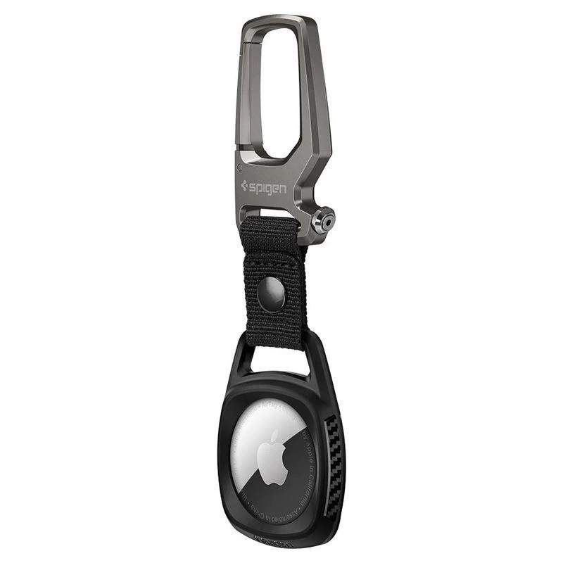 Apple AirTag Spigen Rugged Armor Matte juodos spalvos