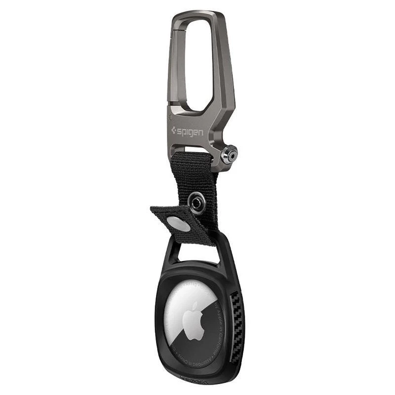 Apple AirTag Spigen Rugged Armor Matte juodos spalvos