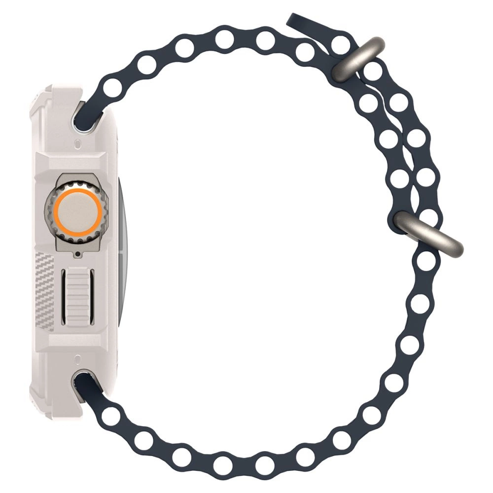 Apple Watch Ultra 1 / 2 (49mm) Spigen Rugged Armor beige dėklas laikrodžiui
