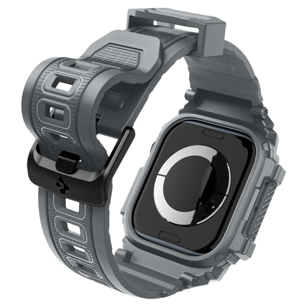 Apyrankė Apple Watch 10 (46mm) Spigen Rugged Armor „Pro” dark pilka