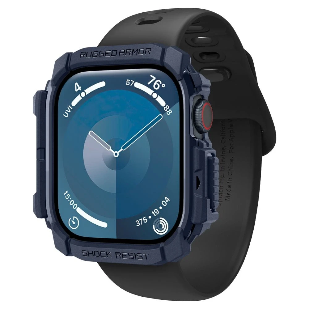 „Spigen Rugged Armor“ „Apple Watch 10“ 46 mm – tamsiai mėlynas Mėlyna