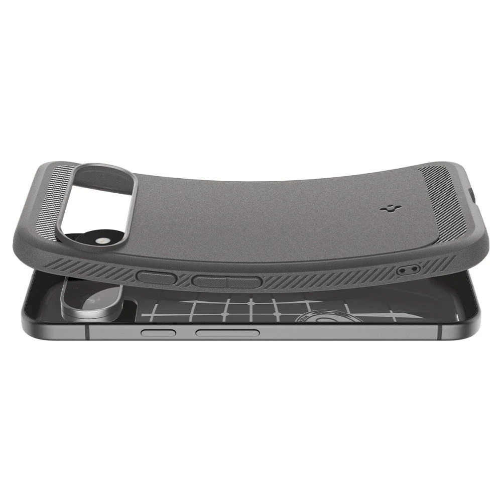 Spigen Rugged Armor – dėklas skirtas Google Pixel 9 / 9 Pro Marble Pilkas