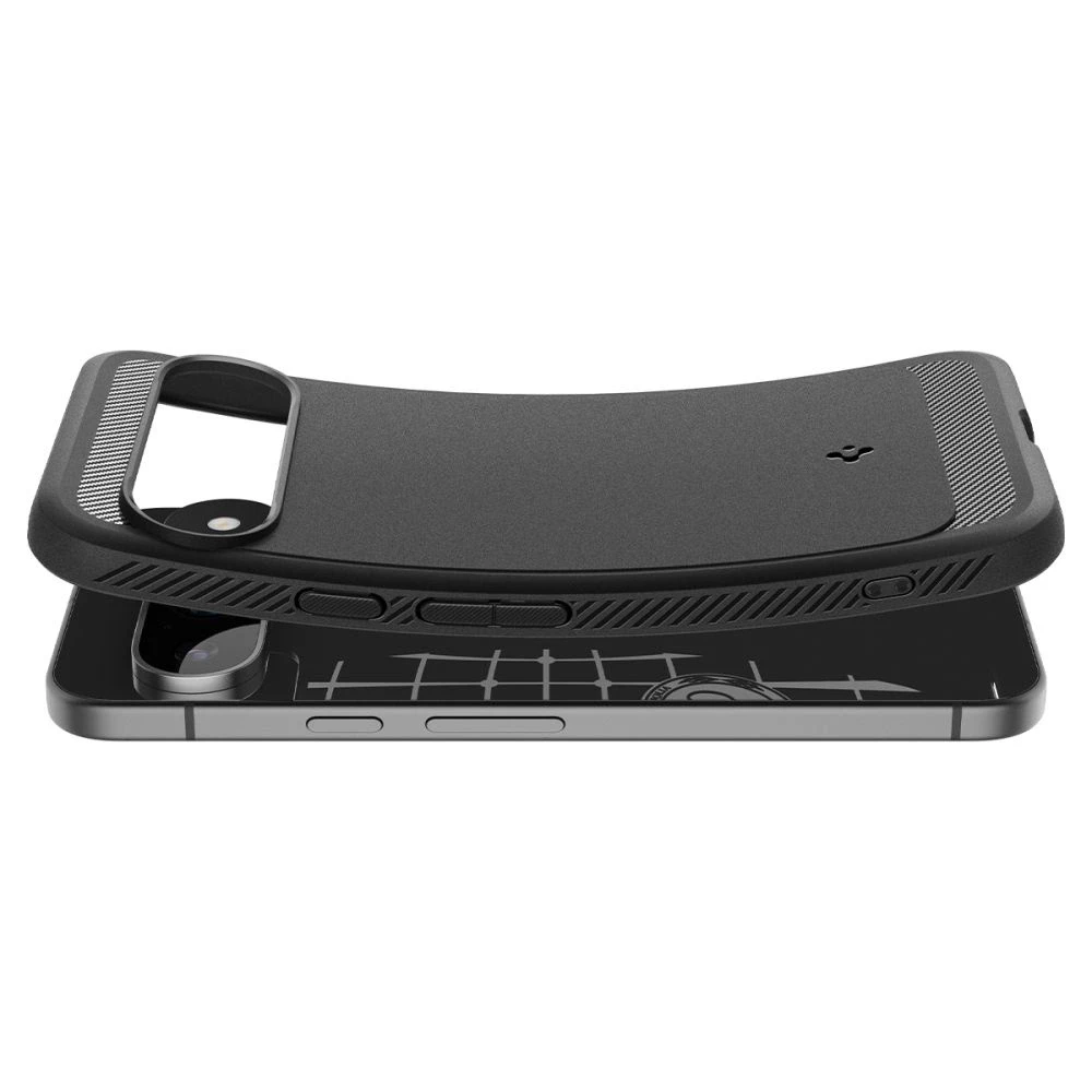 Spigen Rugged Armor dėklas skirtas Google Pixel 9 / 9 Pro – juodos spalvos