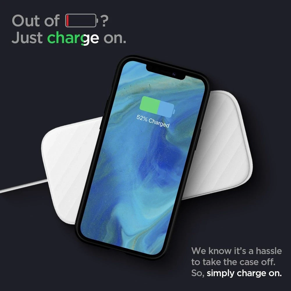 Spigen Rugged Armor – dėklas skirtas Apple iPhone 12 / Apple iPhone 12 Pro Case Juodas