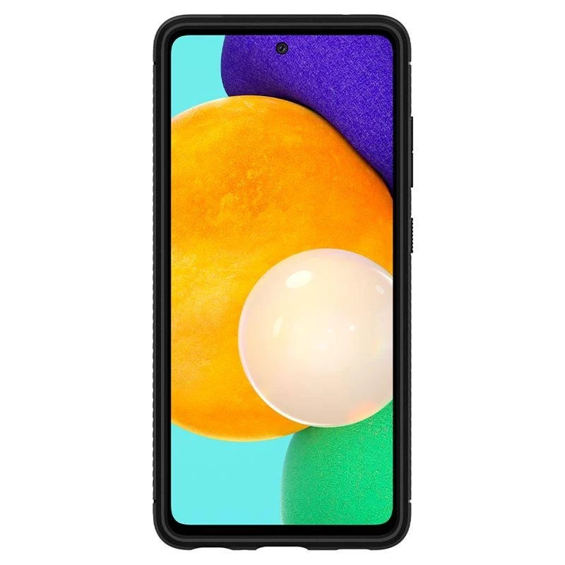 Spigen Rugged Armor Samsung Galaxy A52 / A52S telefono dėklas, matinės juodos spalvos