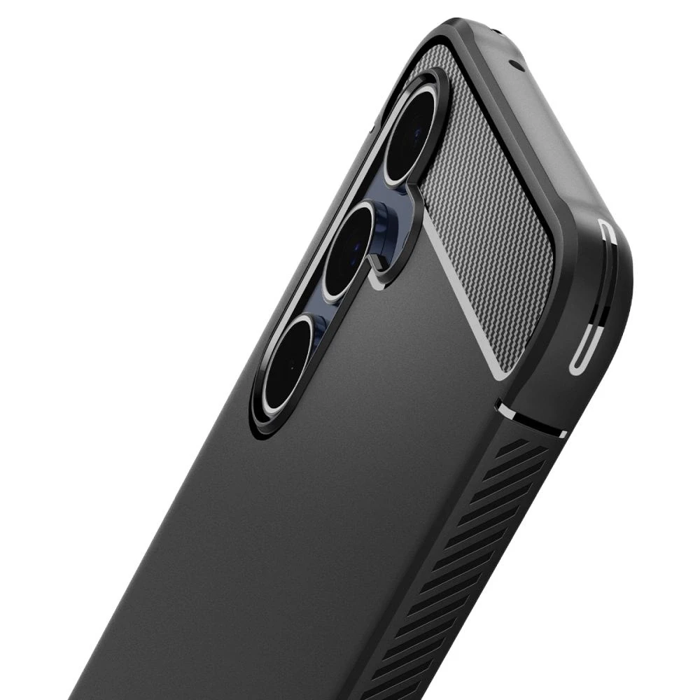 Samsung Galaxy A55 5G Spigen Rugged Armor Matte dėklas telefonui juodos spalvos