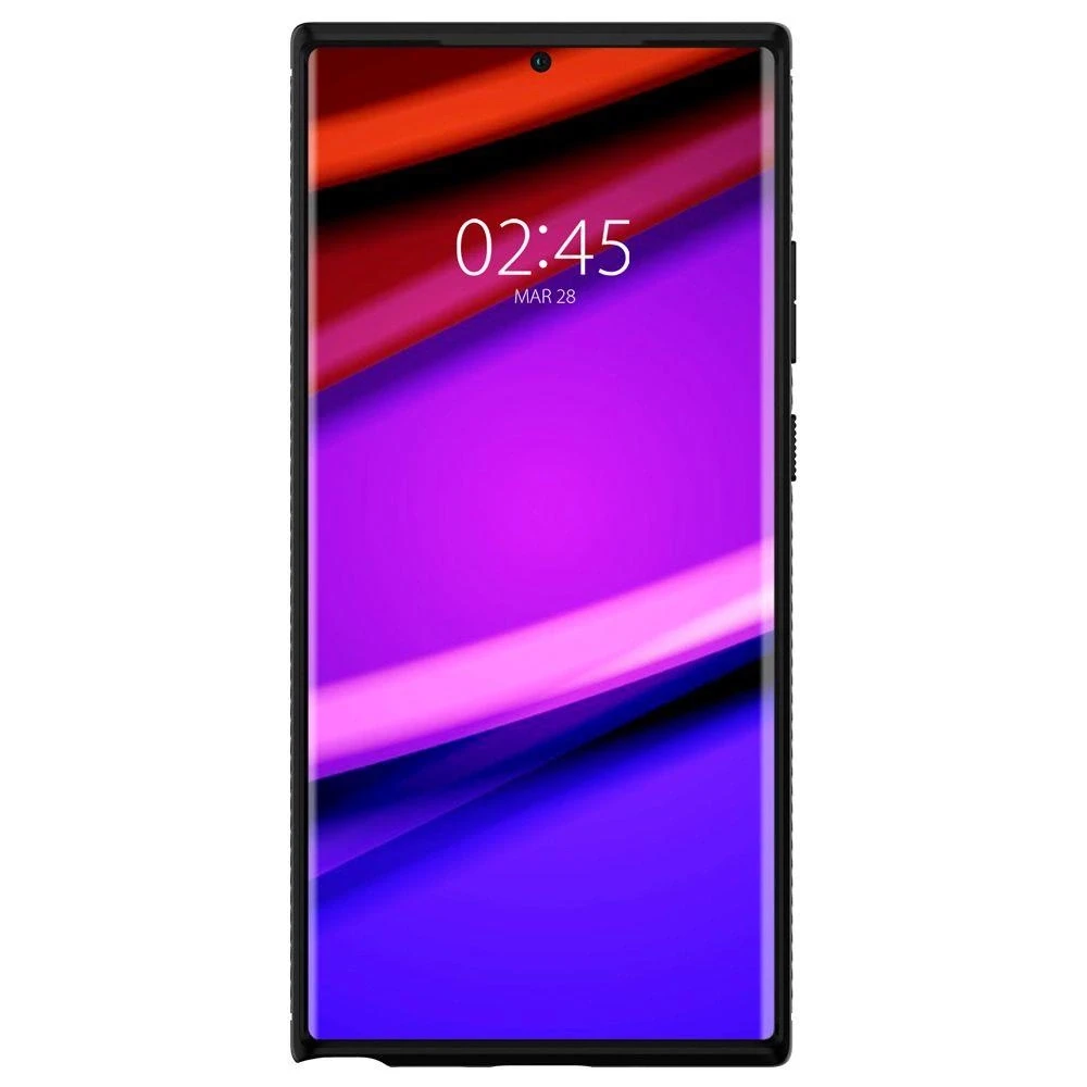Dėklas Spigen Rugged Armor, juodos spalvos – Samsung Galaxy Note20 Ultra