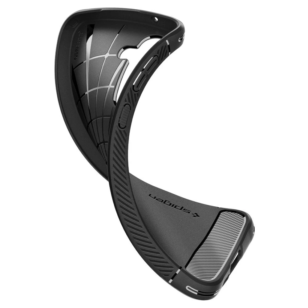 Samsung Galaxy A55 5G Spigen Rugged Armor Matte dėklas telefonui juodos spalvos