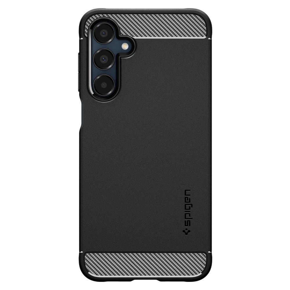 Samsung Galaxy A16 Spigen Rugged Armor Matte Matte dėklas telefonui juodos spalvos