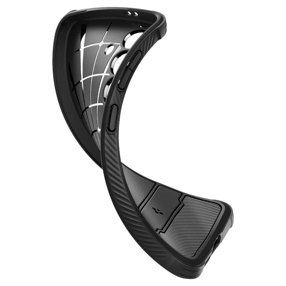 Samsung Galaxy S24 Spigen Rugged Armor Matte dėklas telefonui juodos spalvos